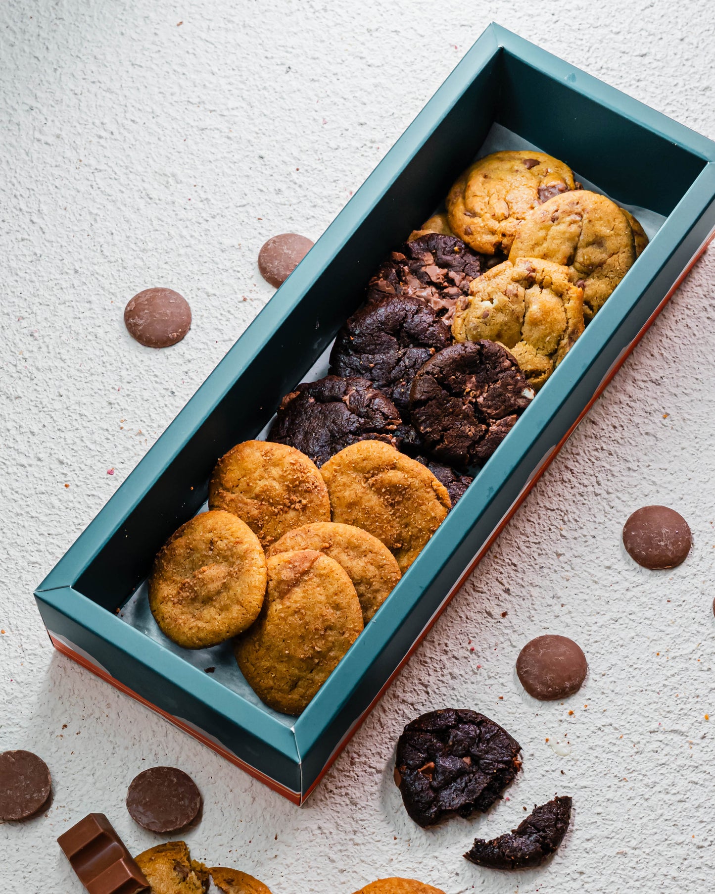 Mini Cookies Orange Box of 18