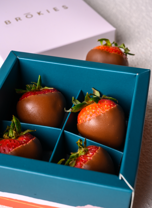 Chocolate Dipped Strawberry Box of 4